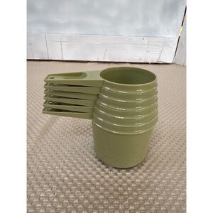 Vintage Tupperware Measuring Cups Set of 6